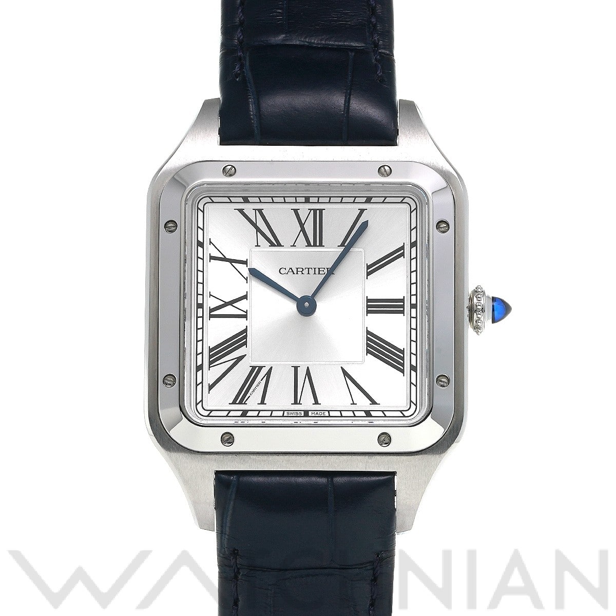 カルティエ サントス デュモン XL WSSA0032 シルバー メンズ 時計 【中古】【wristwatch】