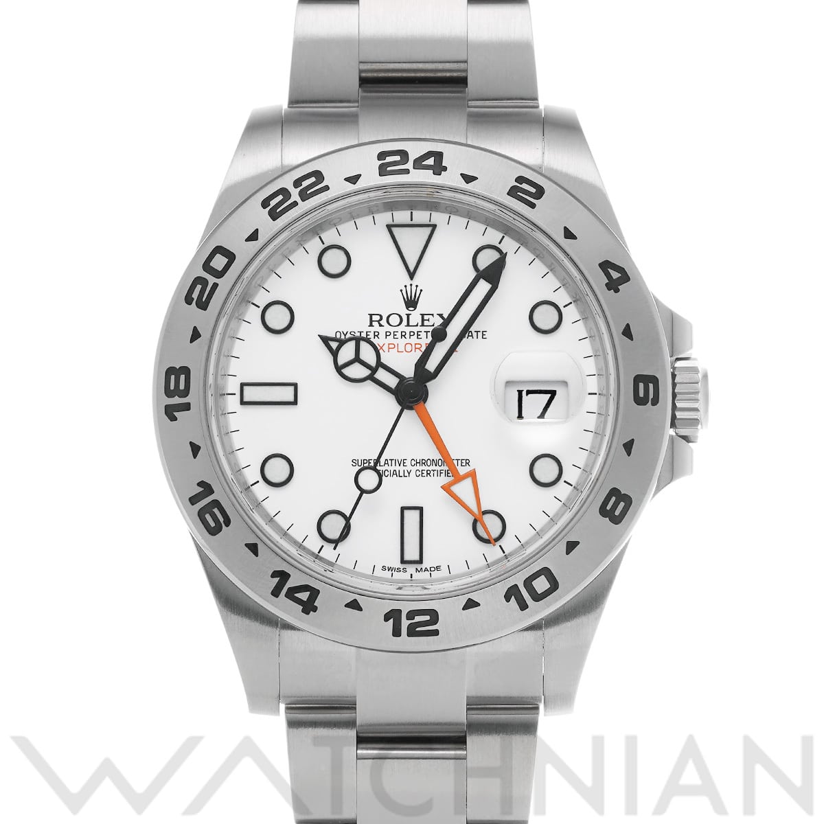 ロレックス エクスプローラーII 216570 ホワイト メンズ 時計 【中古】【wristwatch】