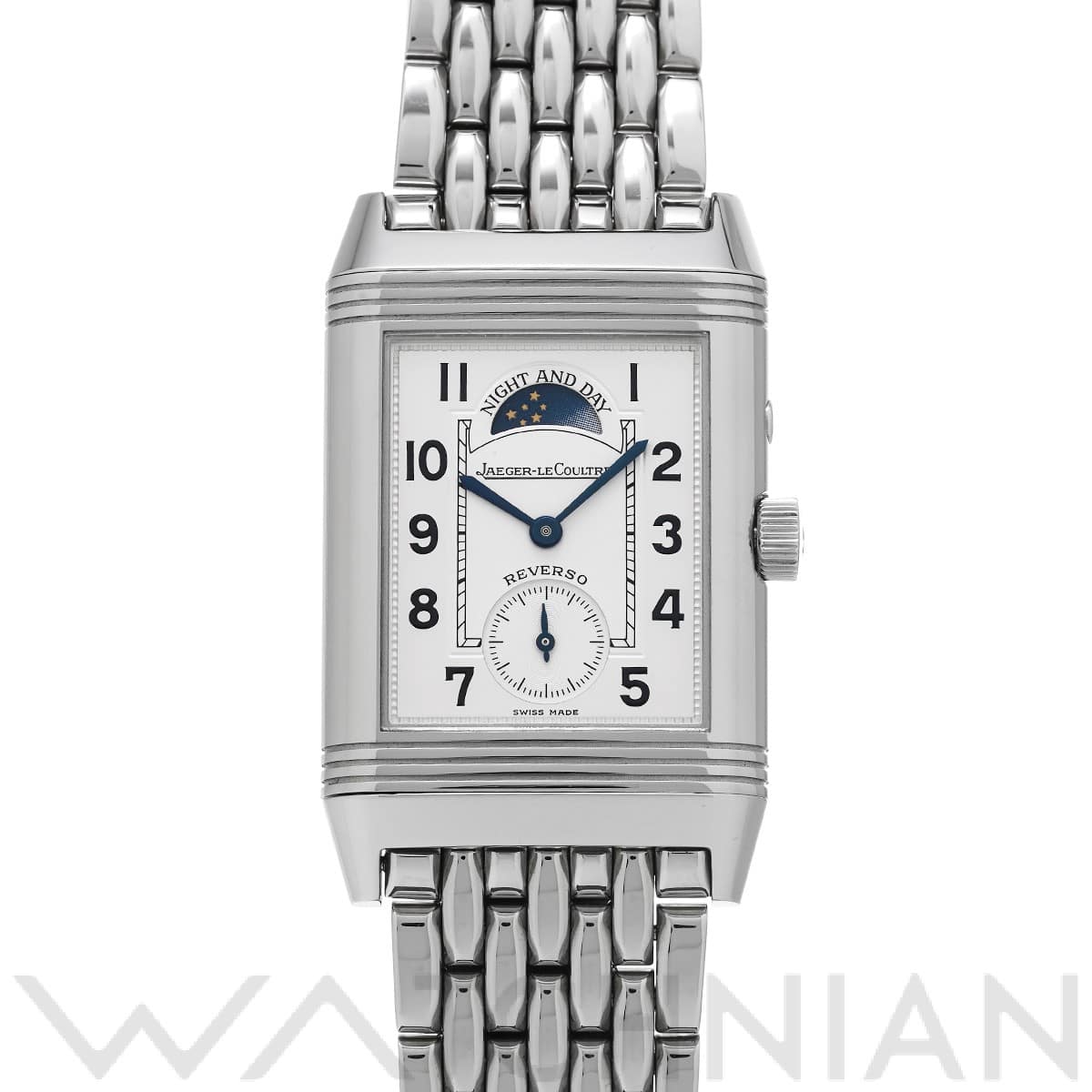 ジャガー ルクルト レベルソ デュオ ナイト&デイ 270.8.51 シルバー/グレー メンズ 時計 【中古】【wristwatch】