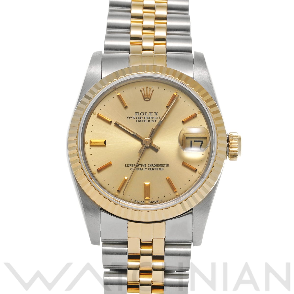 ロレックス デイトジャスト 68273 シャンパン ユニセックス 時計 【中古】【wristwatch】