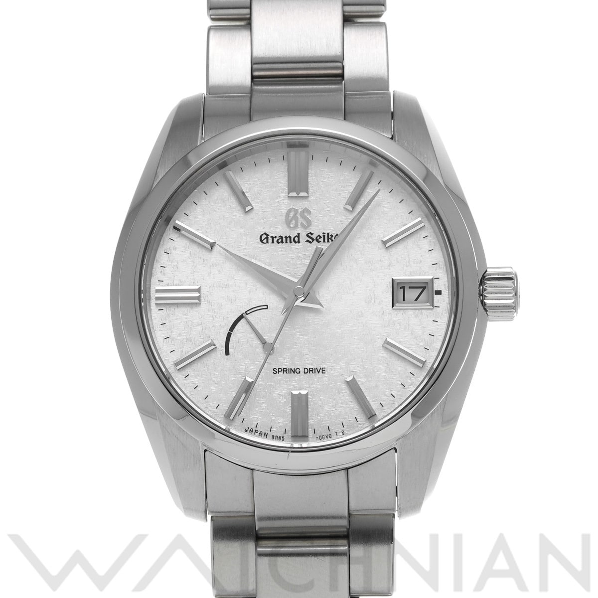 グランドセイコー ヘリテージコレクション スプリングドライブ SBGA465 シルバー メンズ 時計 【中古】【wristwatch】