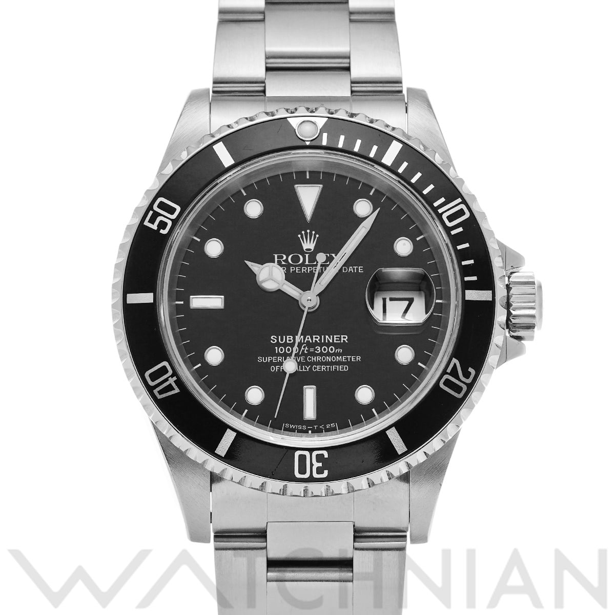 ロレックス サブマリーナ デイト 16610 ブラック メンズ 時計 【中古】【wristwatch】