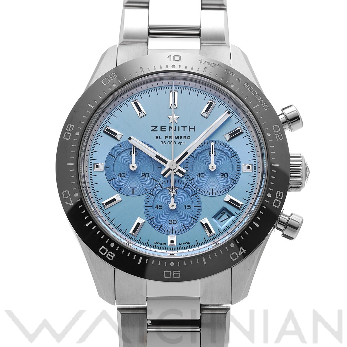 ゼニス クロノマスター スポーツ ヨシダ スペシャルエディション 03.3105.3600/52.M3100 アクアブルー メンズ 時計 【中古】【wristwatch】