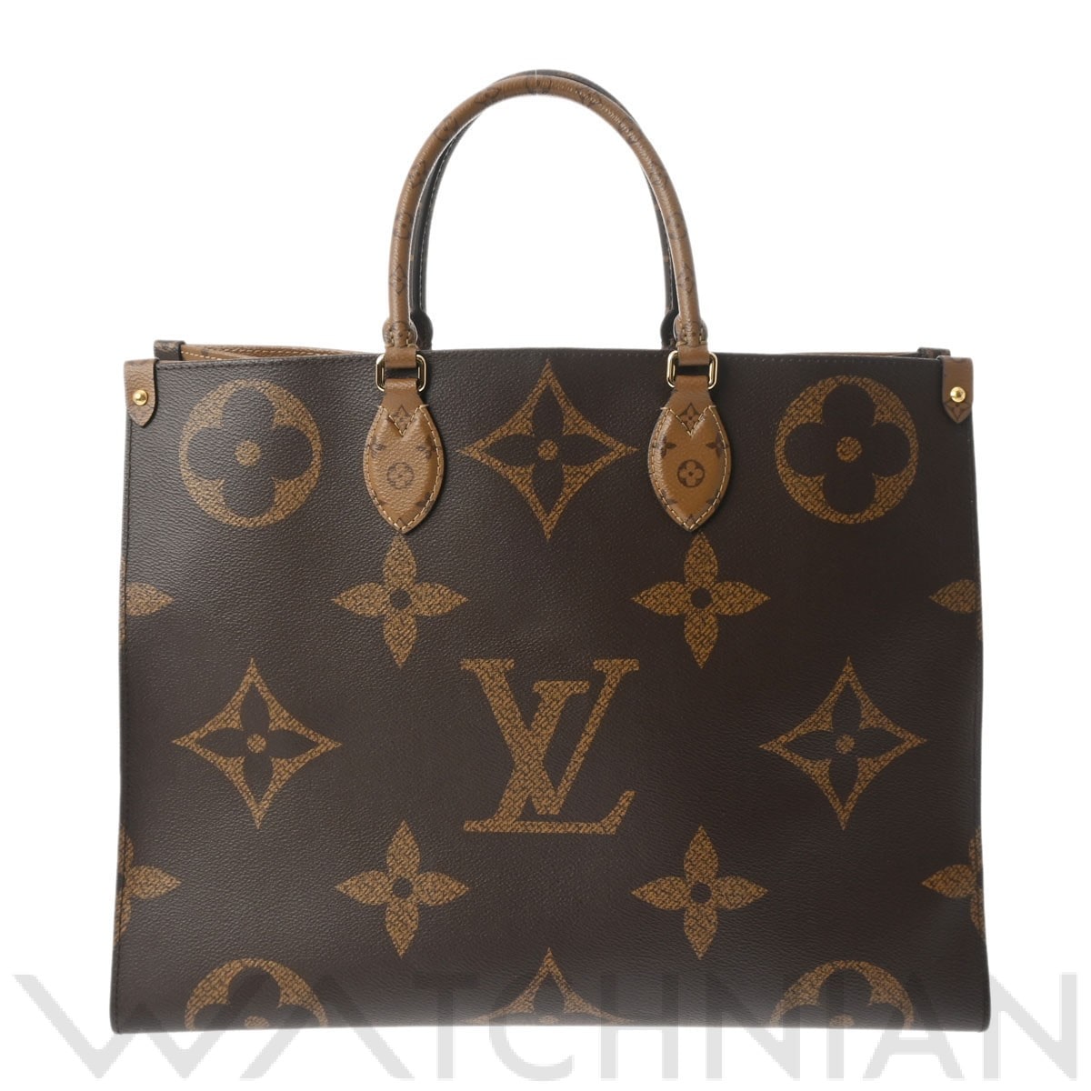 ルイ ヴィトン モノグラムジャイアントリバース オンザゴー GM 新型 ブラウン M45320 モノグラムキャンバス ユニセックス バッグ 【中古】【bag】