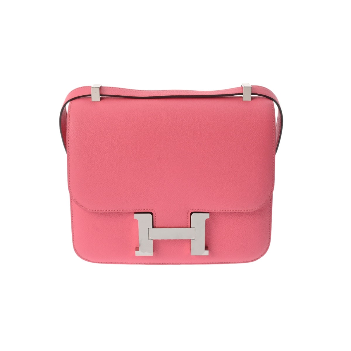 エルメス コンスタンス 24 ローズアザレ/パラジウム金具 エバーカラー レディース バッグ 【中古】【bag】