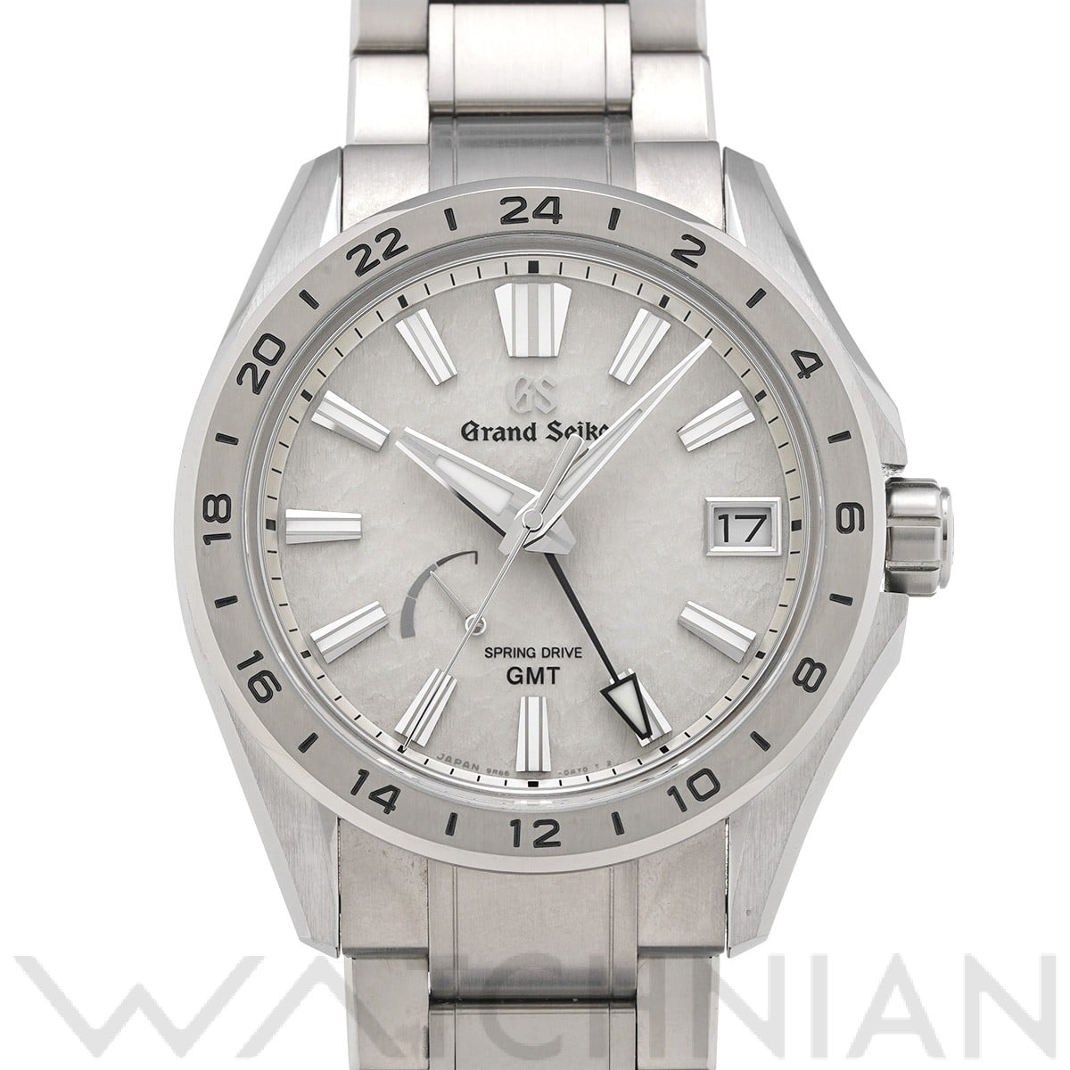 グランドセイコー エボリューション 9 コレクション スプリングドライブ GMT SBGE285 アイボリー メンズ 時計 【中古】【wristwatch】