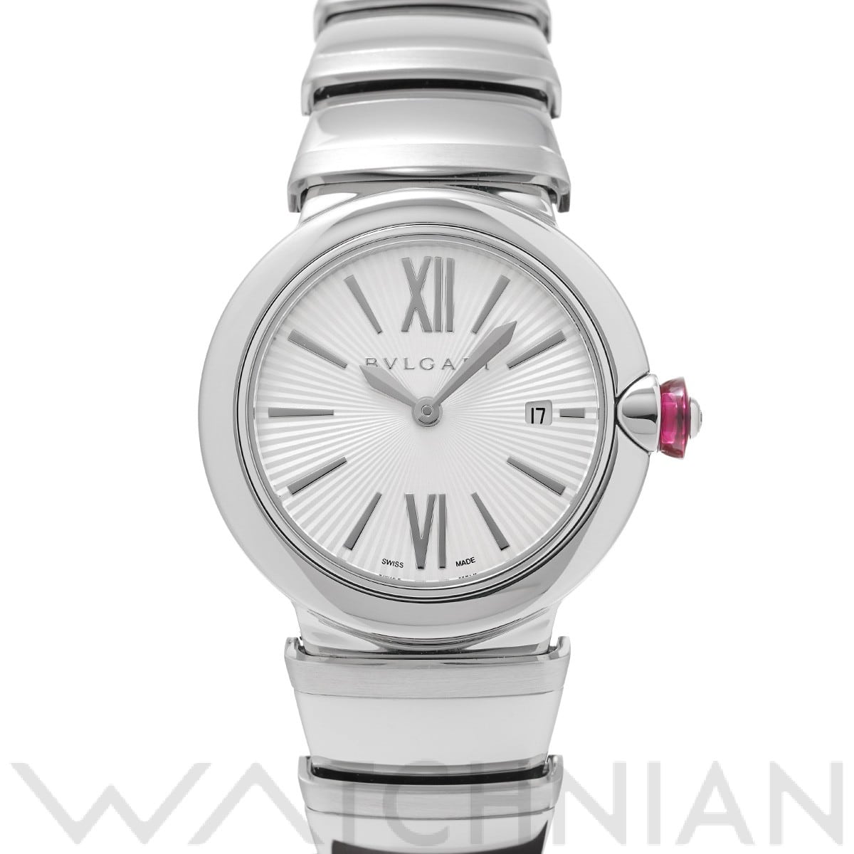 ブルガリ ルチュア LU28S シルバー レディース 時計 【中古】【wristwatch】