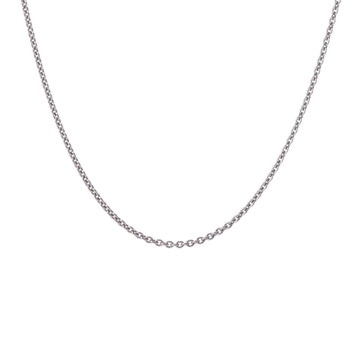 ブルガリ チェーンネックレス シルバー K18ホワイトゴールド WG レディース ジュエリー 【中古】【jewelry】