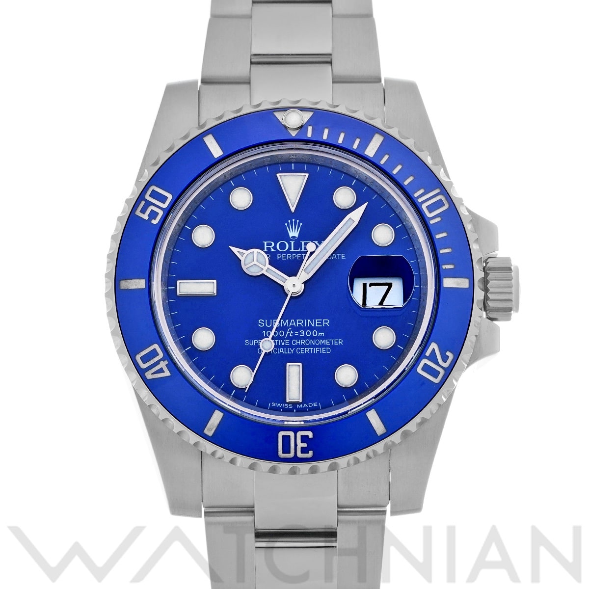 ロレックス サブマリーナ デイト 116619LB ブルー メンズ 時計 【中古】【wristwatch】