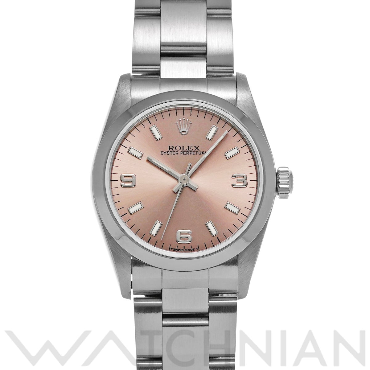 ロレックス オイスターパーペチュアル 67480 ピンク ユニセックス 時計 【中古】【wristwatch】