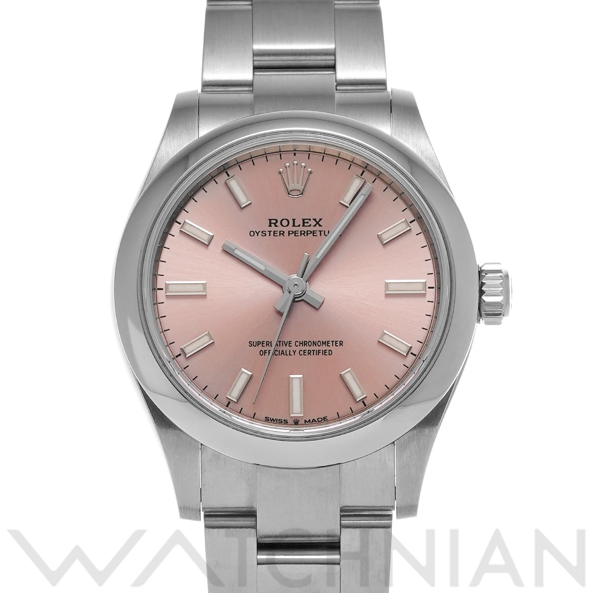 ロレックス オイスターパーペチュアル 31 277200 ピンク ユニセックス 時計 【中古】【wristwatch】