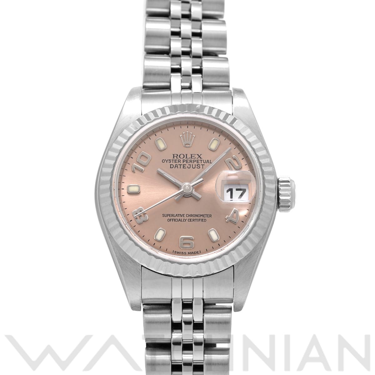 ロレックス デイトジャスト 79174 ピンク レディース 時計 【中古】【wristwatch】