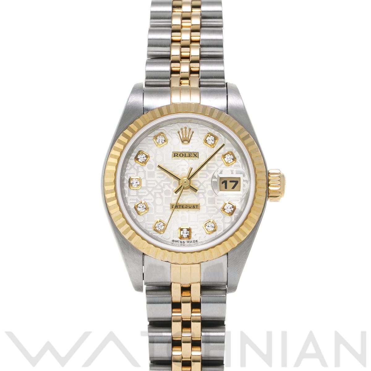 ロレックス デイトジャスト 79173G シルバーコンピュータ/ダイヤモンド レディース 時計 【中古】【wristwatch】