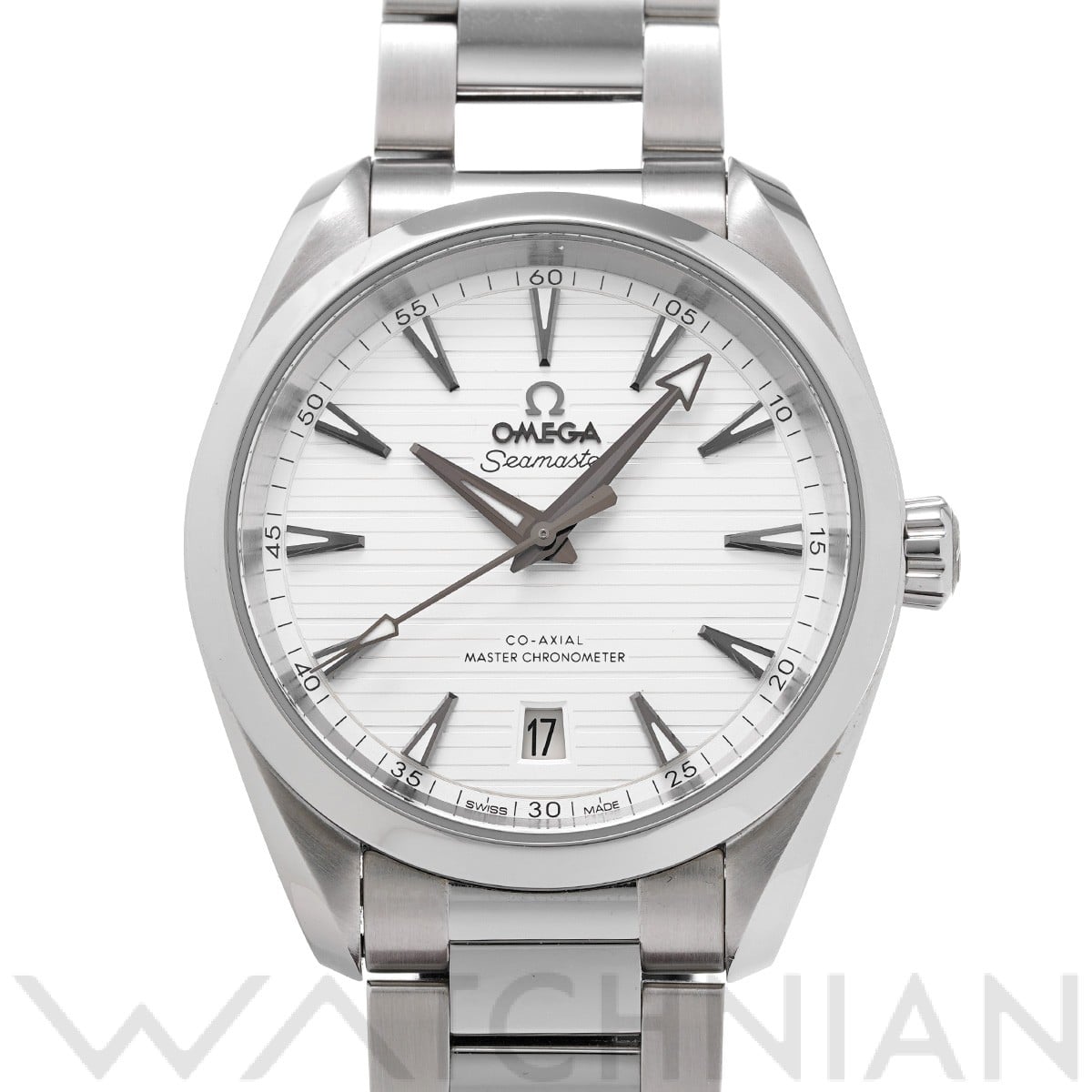 オメガ シーマスター アクアテラ コーアクシャル マスタークロノメーター 220.10.38.20.02.001 シルバー メンズ 時計 【中古】【wristwatch】