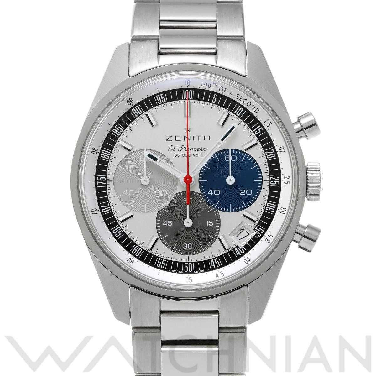 ゼニス クロノマスター オリジナル 1969 エル・プリメロ 03.3200.3600/69.M3200 ホワイトマット メンズ 時計 【中古】【wristwatch】