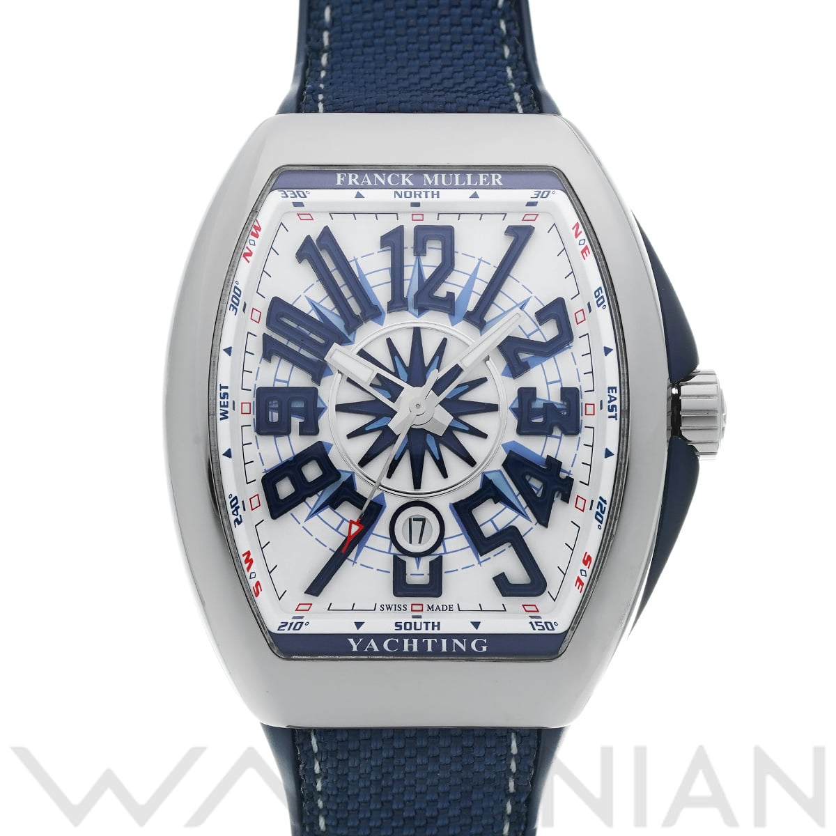 フランクミュラー ヴァンガード ヨッティング V45SCDT ホワイト メンズ 時計 【中古】【wristwatch】