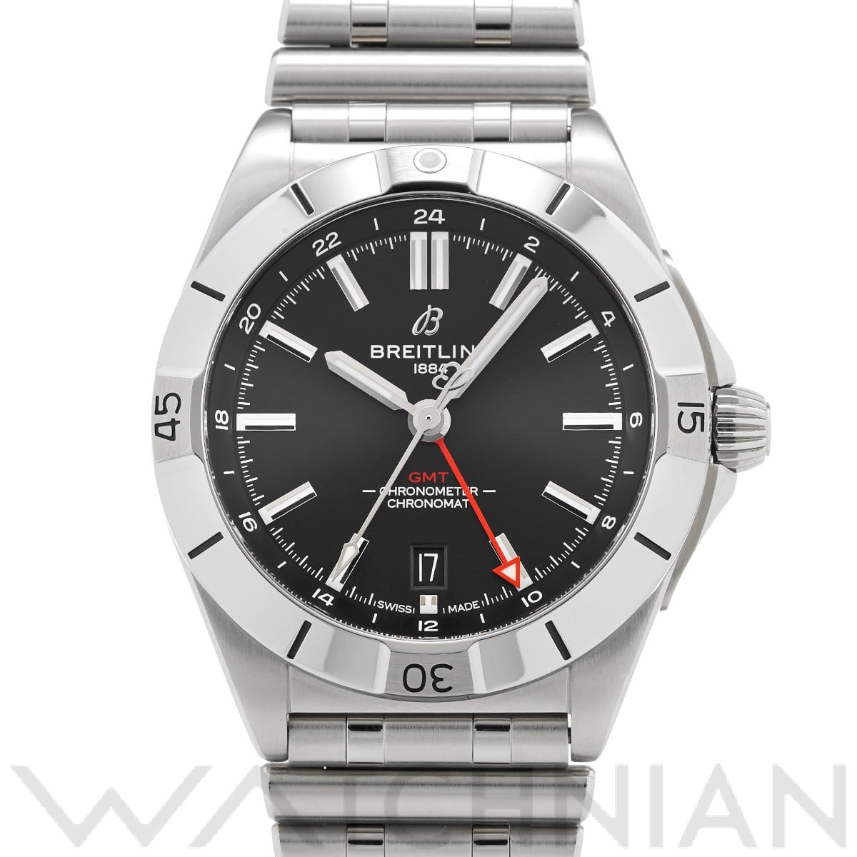 ブライトリング クロノマット オートマチック GMT 40 A32398101B1A1 ブラック メンズ 時計 【中古】【wristwatch】