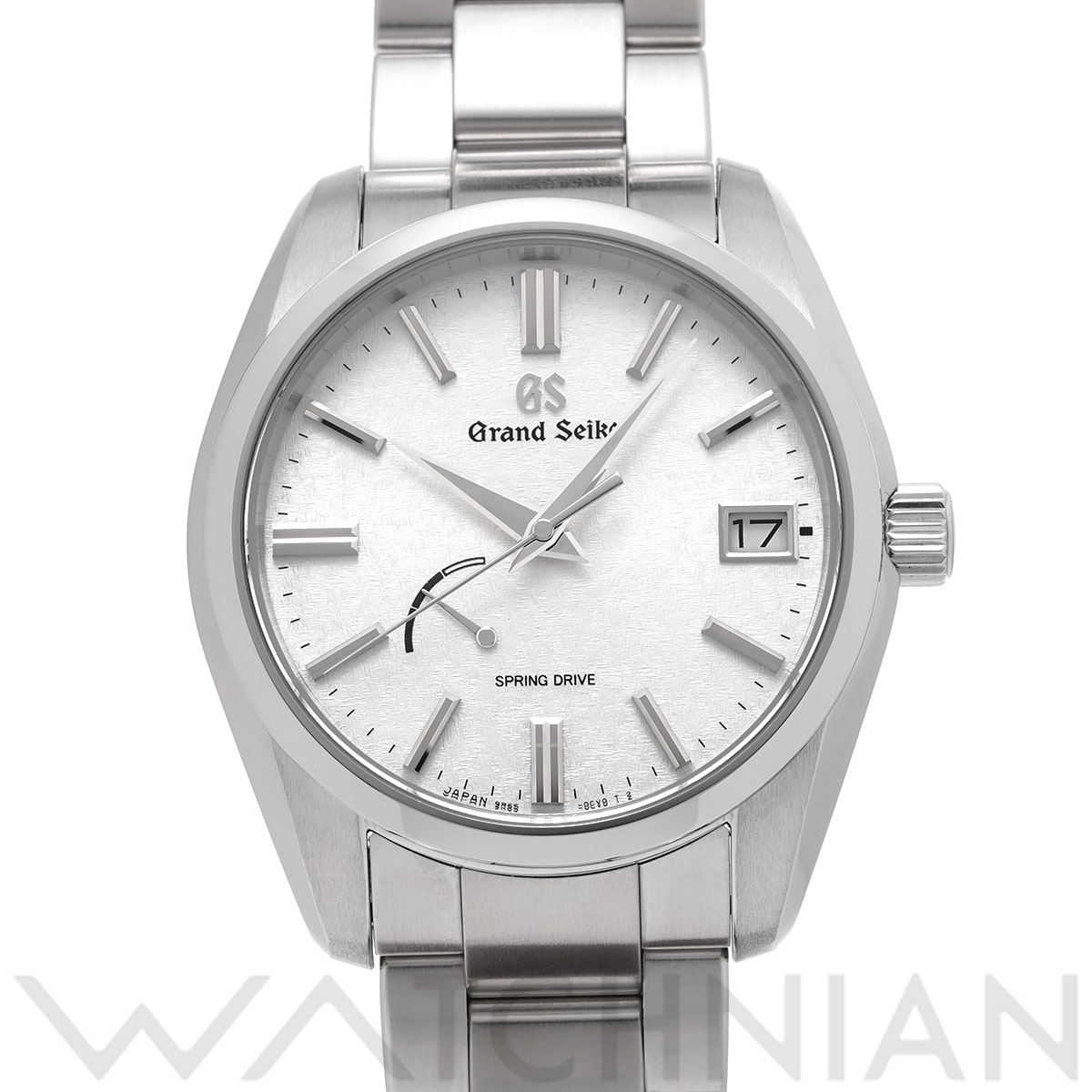 グランドセイコー ヘリテージコレクション スプリングドライブ SBGA465 シルバー メンズ 時計 【中古】【wristwatch】
