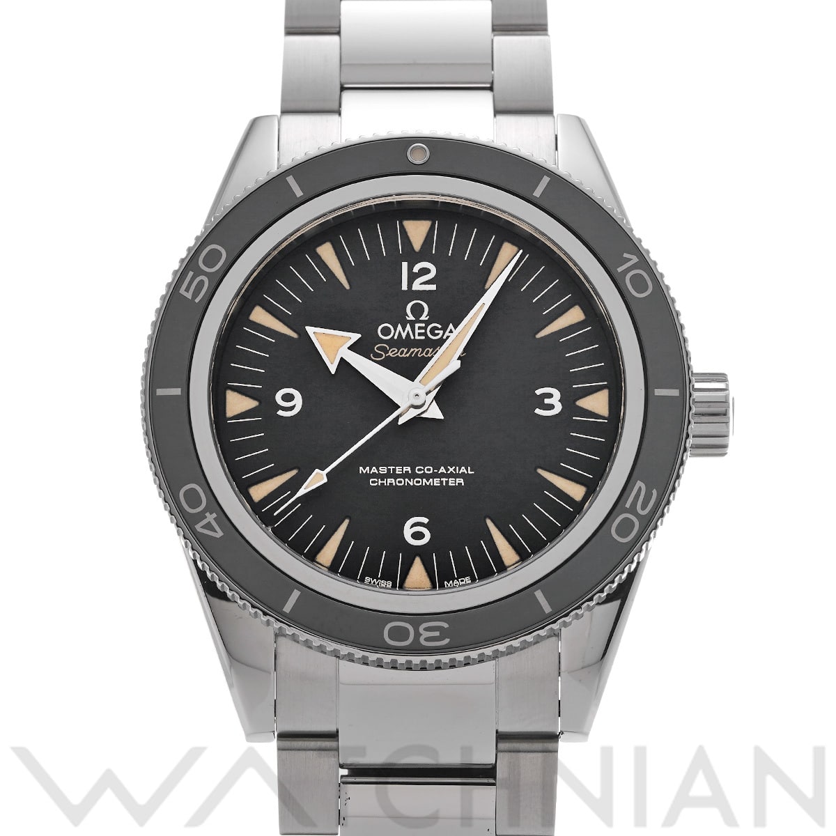 オメガ シーマスター 300 マスターコーアクシャル 233.30.41.21.01.001 ブラック メンズ 時計 【中古】【wristwatch】