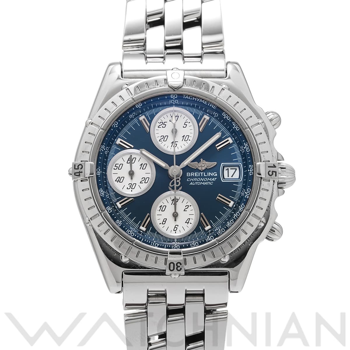 ブライトリング クロノマット  A137C51PA ブルー/シルバー メンズ 時計 【中古】【wristwatch】