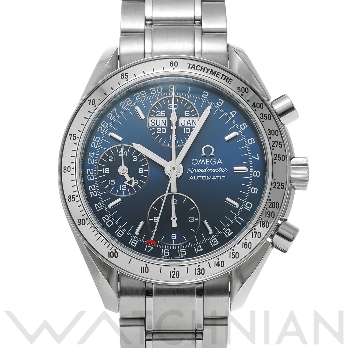 オメガ スピードマスター トリプルカレンダー 3523.80 ブルー メンズ 時計 【中古】【wristwatch】