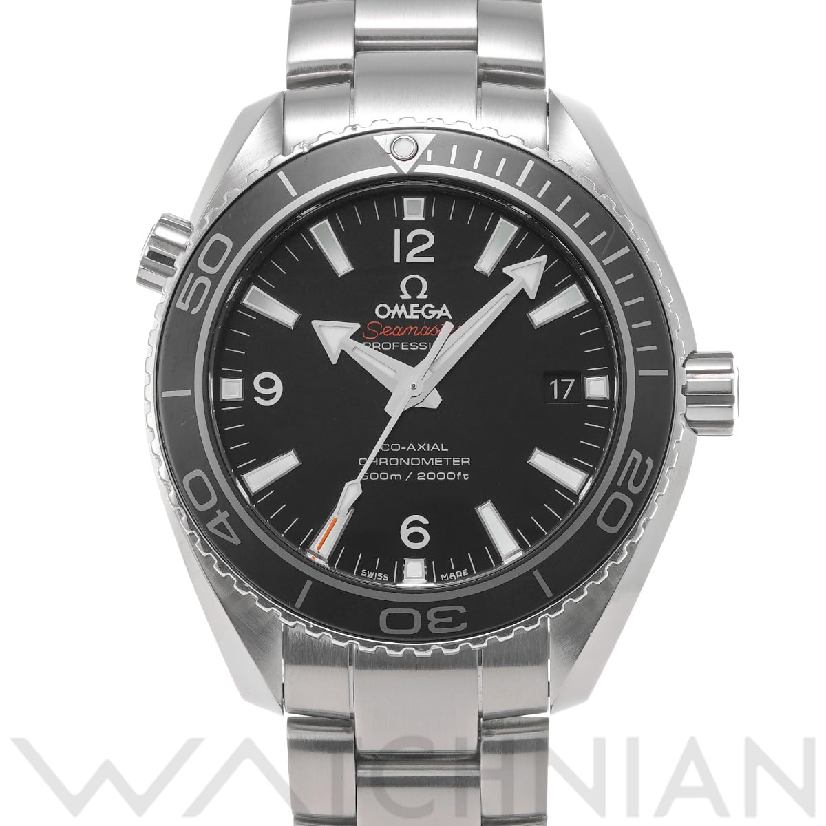 オメガ シーマスター プラネットオーシャン 600 コーアクシャル 232.30.42.21.01.001 ブラック メンズ 時計 【中古】【wristwatch】