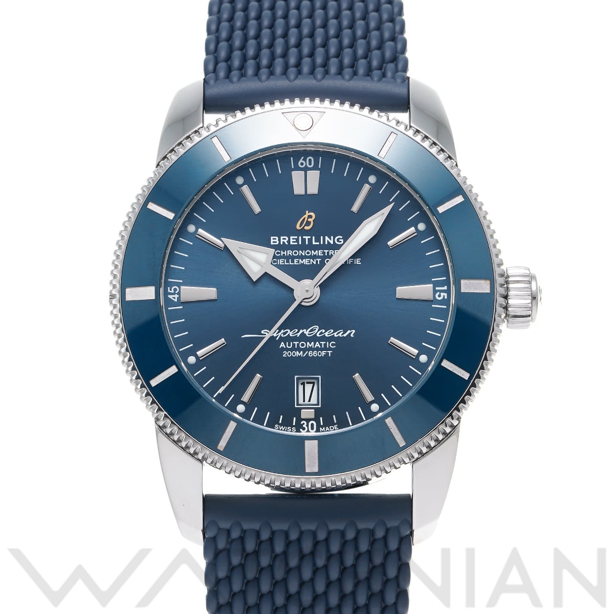 ブライトリング スーパーオーシャン ヘリテージ B20 オートマチック 46 AB2020161C1S1 ブルー メンズ 時計 【中古】【wristwatch】