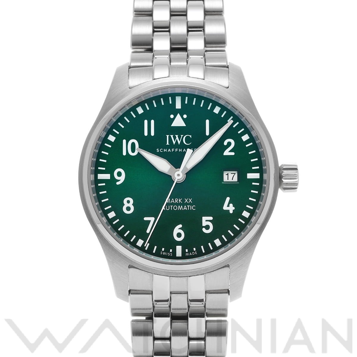 IWC パイロットウォッチ マーク XX IW328206 グリーン メンズ 時計 【中古】【wristwatch】
