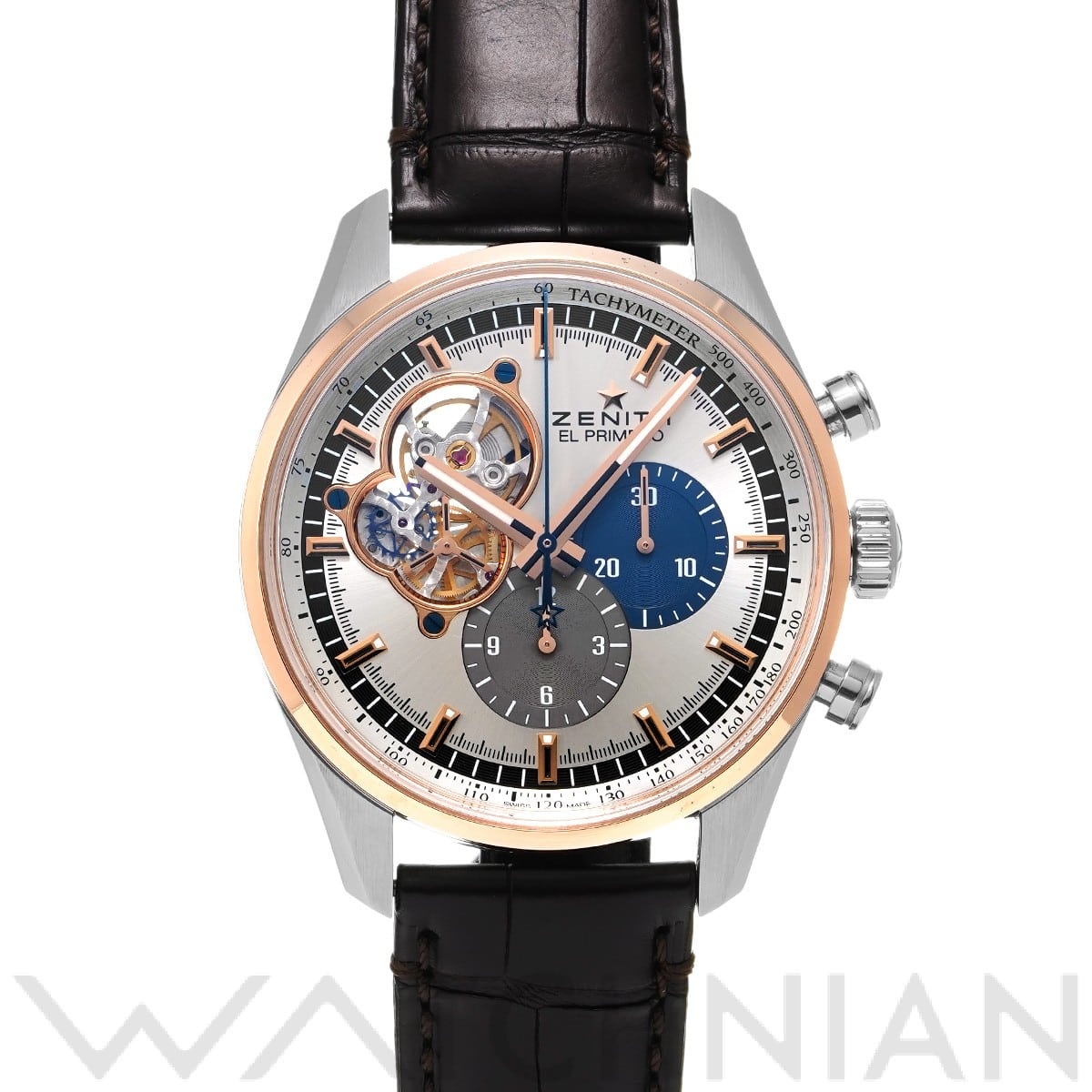 ゼニス クロノマスター エル・プリメロ オープン 51.2080.4061/69.C494 シルバー メンズ 時計 【中古】【wristwatch】