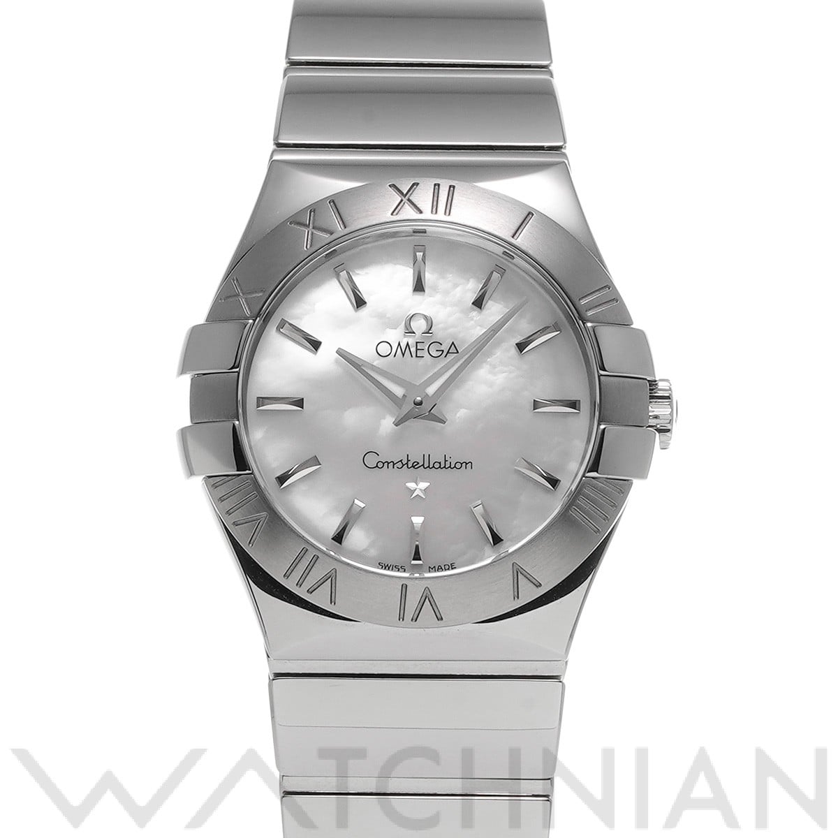 オメガ コンステレーション クォーツ 123.10.27.60.05.002 ホワイトシェル レディース 時計 【中古】【wristwatch】