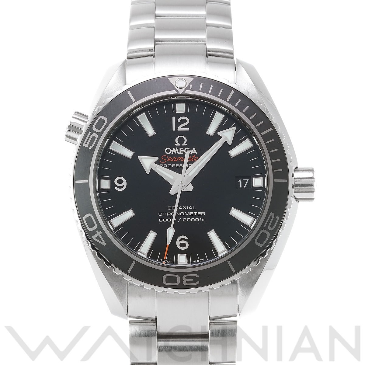 オメガ シーマスター プラネットオーシャン 600 コーアクシャル 232.30.42.21.01.001 ブラック メンズ 時計 【中古】【wristwatch】