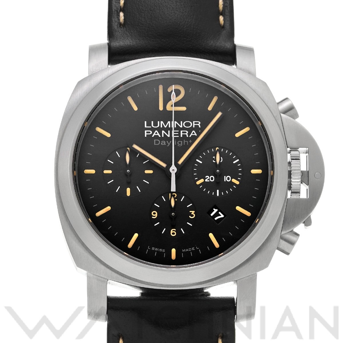 パネライ ルミノール クロノ デイライト PAM00356 ブラック メンズ 時計 【中古】【wristwatch】