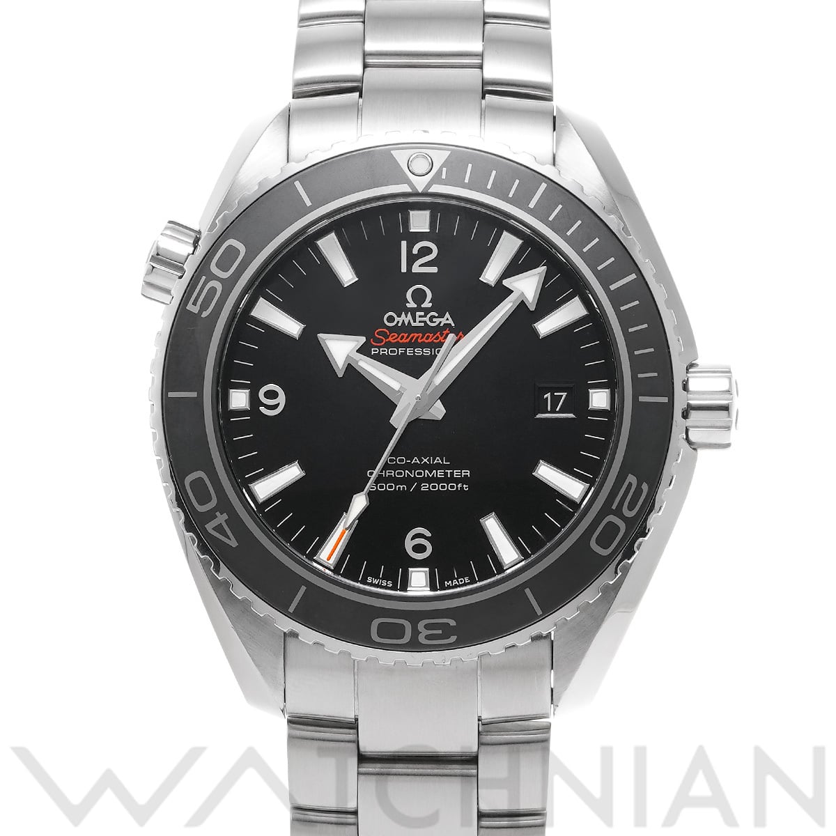 オメガ シーマスター プラネットオーシャン 600 コーアクシャル 232.30.46.21.01.001 ブラック メンズ 時計 【中古】【wristwatch】