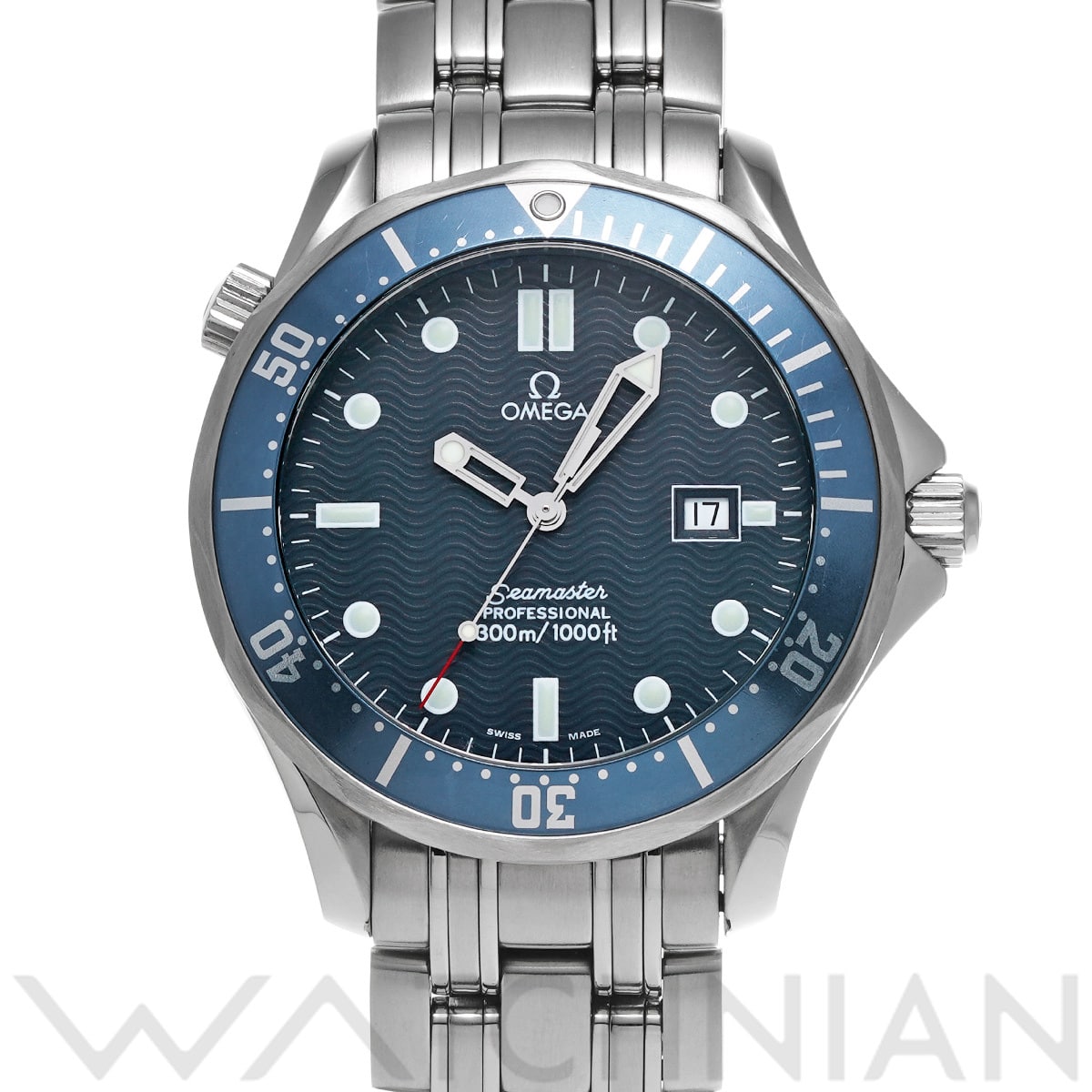 オメガ シーマスター プロフェッショナル 300 2541.80 ブルー メンズ 時計 【中古】【wristwatch】