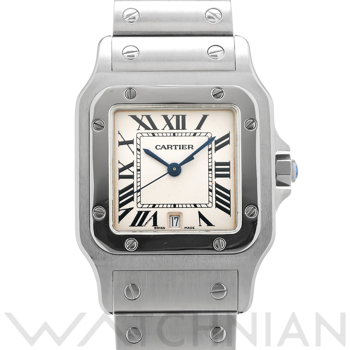 カルティエ サントス ガルベ LM W20060D6 シルバー レディース 時計 【中古】【wristwatch】