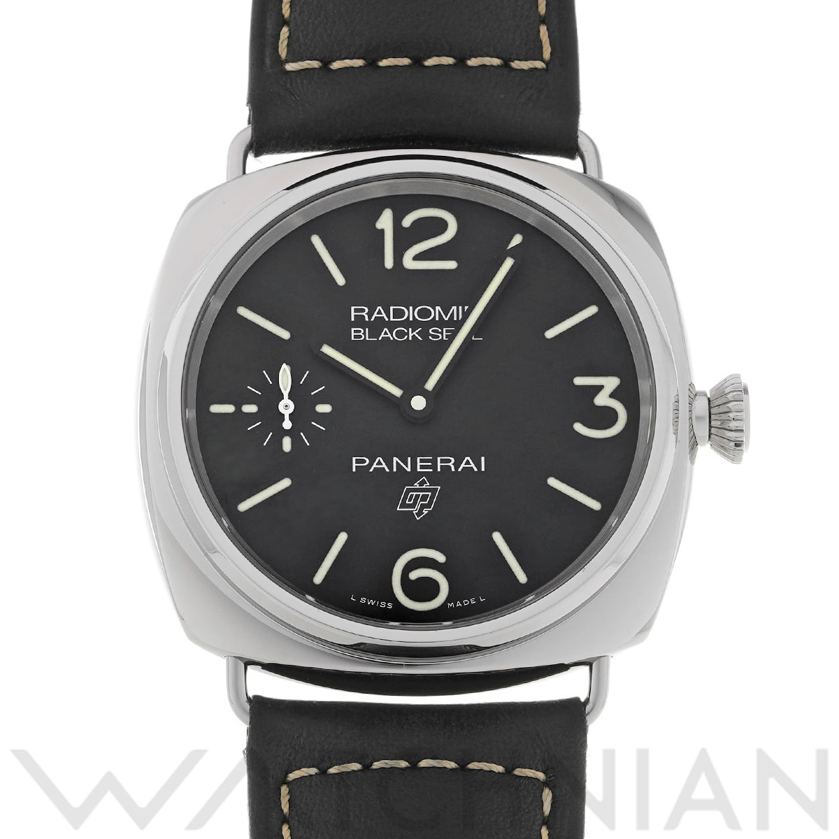 パネライ ラジオミール ブラックシール ロゴ PAM00754 ブラック メンズ 時計 【中古】【wristwatch】