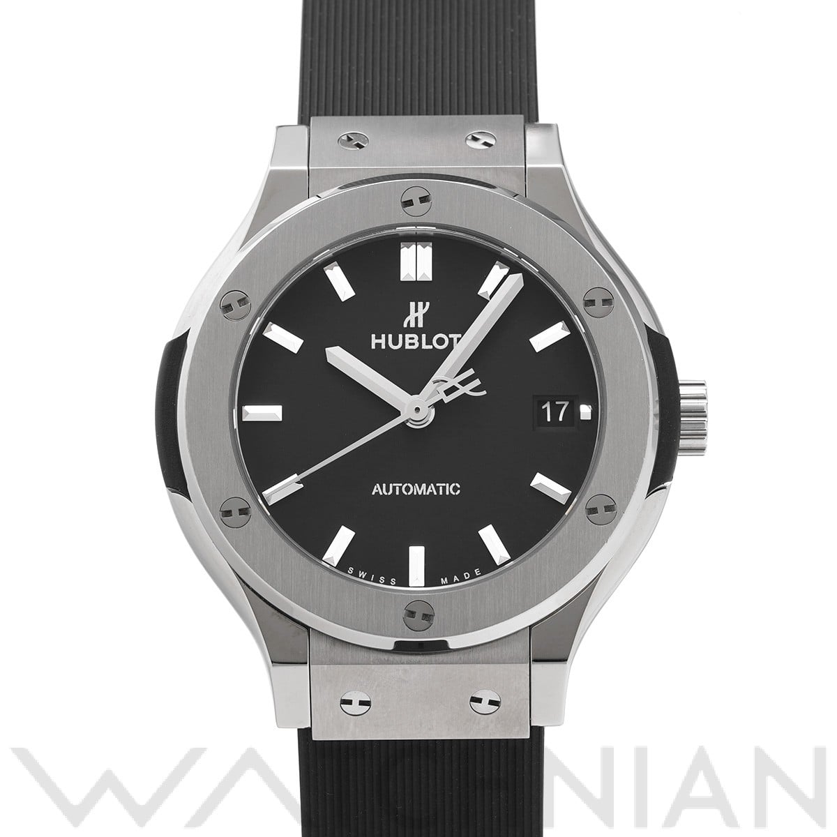 ウブロ クラシックフュージョン チタニウム 565.NX.1171.RX ブラック ユニセックス 時計 【中古】【wristwatch】