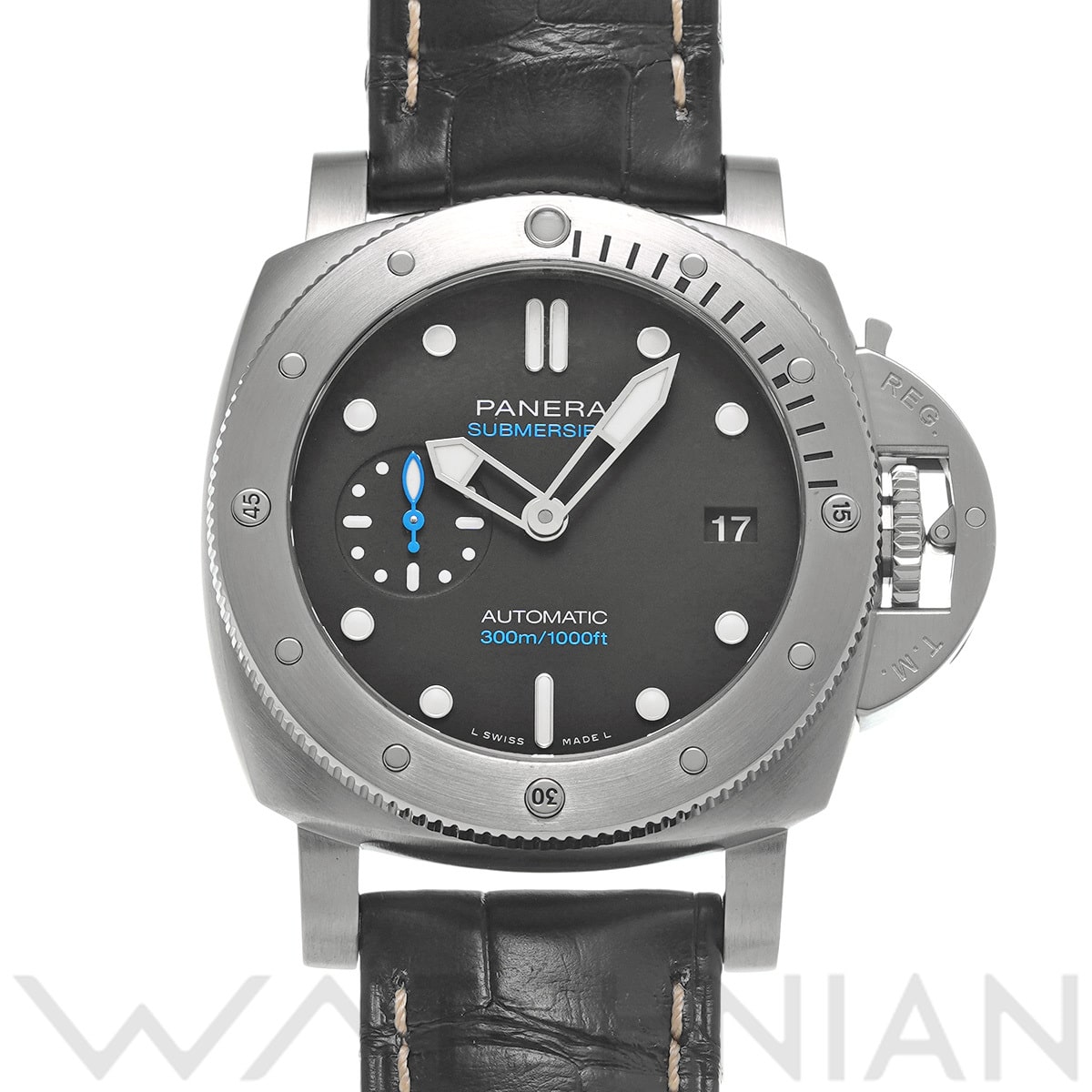 パネライ サブマーシブル PAM00973 ブラック メンズ 時計 【中古】【wristwatch】