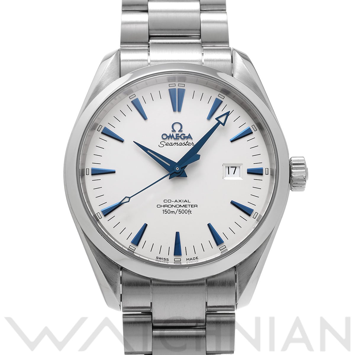 オメガ シーマスター アクアテラ コーアクシャル Lサイズ 2502.33 シルバー メンズ 時計 【中古】【wristwatch】