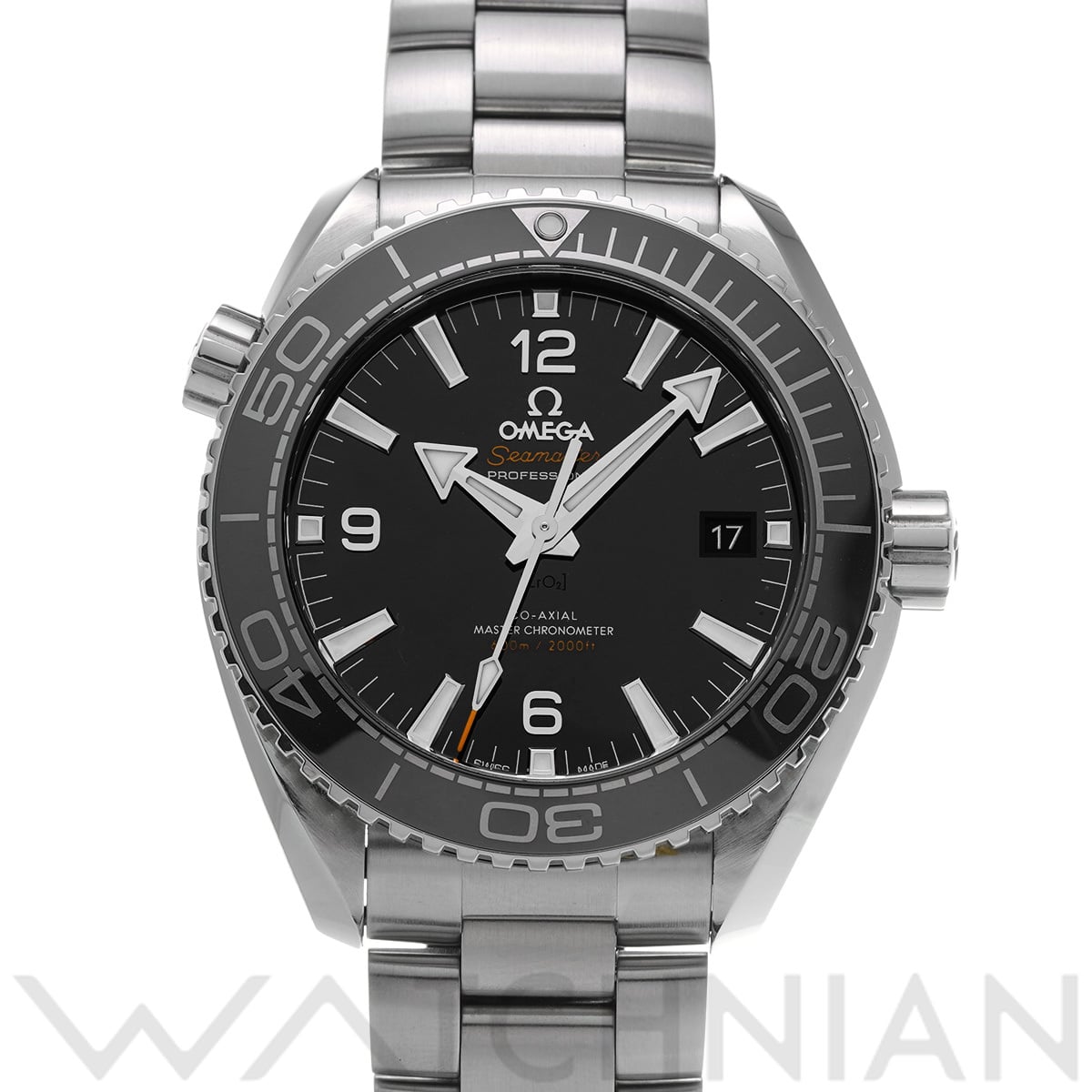 オメガ シーマスター プラネットオーシャン 600 コーアクシャル マスタークロノメーター 215.30.44.21.01.001 ブラック メンズ 時計 【中古】【wristwatch】