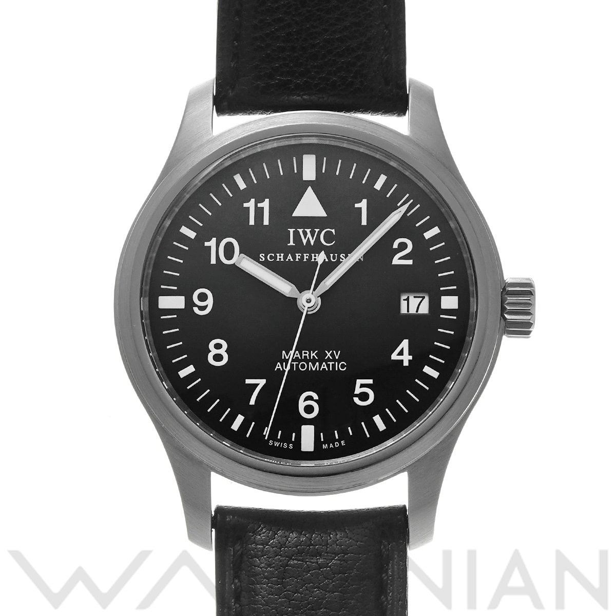 IWC パイロットウォッチ マーク XV IW325301 ブラック メンズ 時計 【中古】【wristwatch】