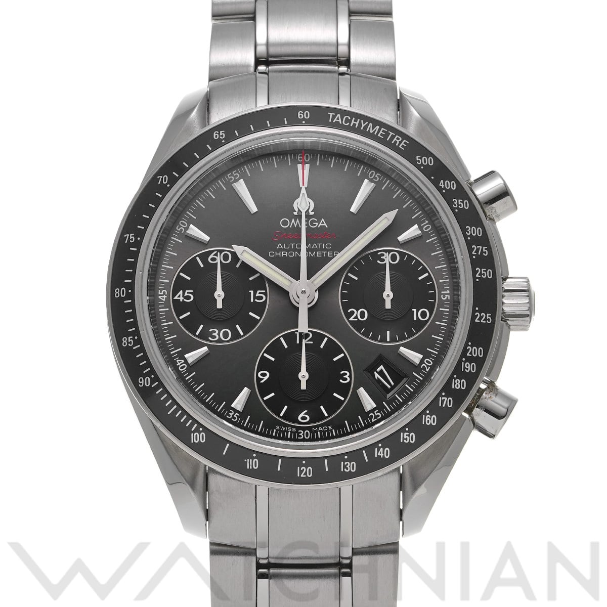 オメガ スピードマスター デイト 323.30.40.40.06.001 グレー/ブラック メンズ 時計 【中古】【wristwatch】