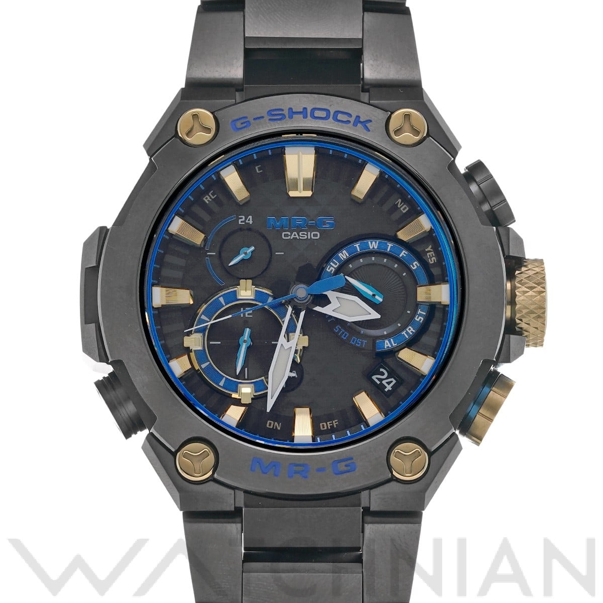 カシオ G-SHOCK MR-G B2000シリーズ 勝色 MRG-B2000B-1AJR ブラック/ブルー メンズ 時計 【中古】【wristwatch】