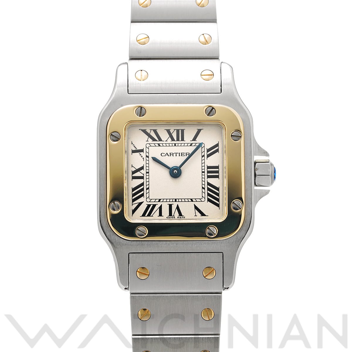 カルティエ サントス ガルベ SM W20012C4 シルバー レディース 時計 【中古】【wristwatch】