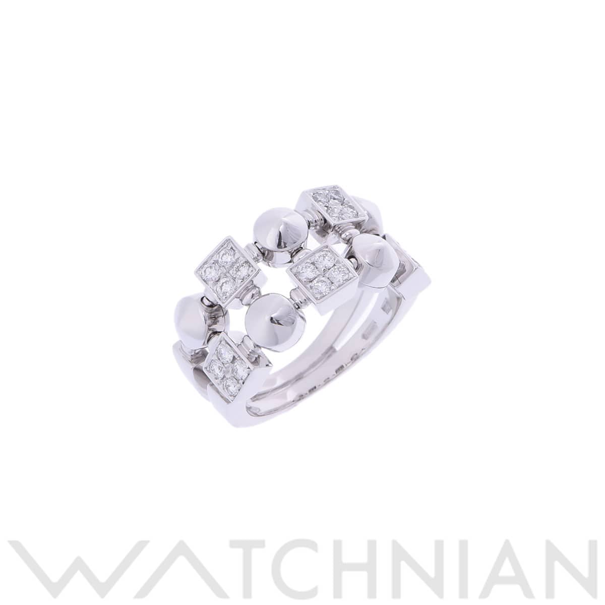 ブルガリ ルチア リング シルバー K18ホワイトゴールド WG レディース ジュエリー 【中古】【jewelry】