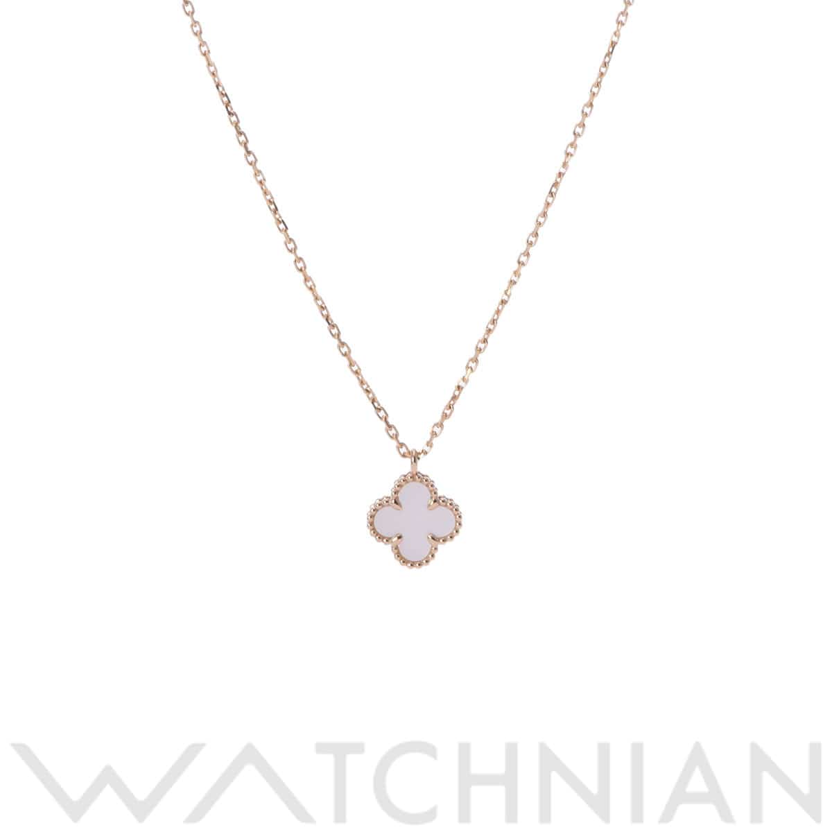 ヴァン クリーフ&アーペル スウィートアルハンブラ ネックレス ゴールド K18イエローゴールド YG レディース ジュエリー 【中古】【jewelry】