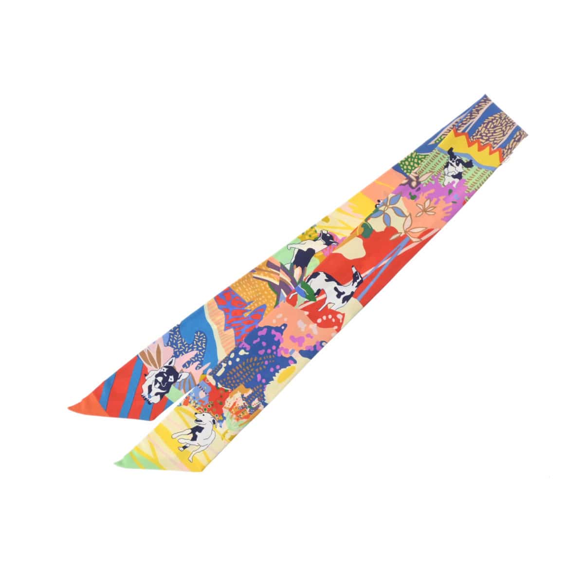 エルメス ツイリー EN LIBERTE マルチカラー 063911S シルク100％ レディース 【新品】【other】