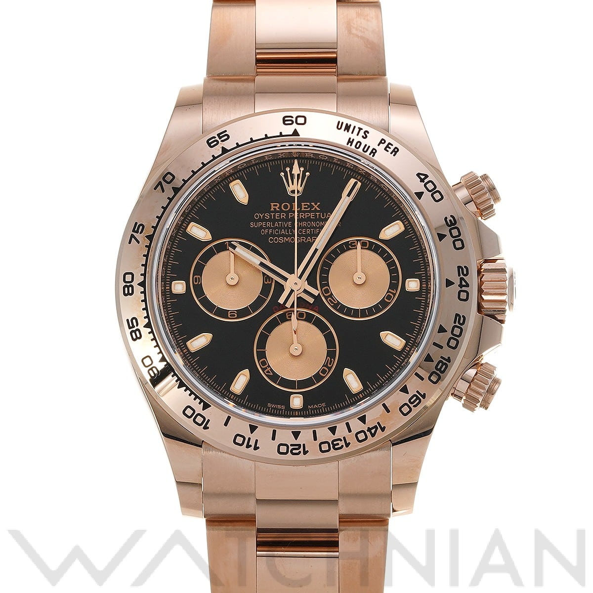 ロレックス コスモグラフ デイトナ 116505 ブラック/ピンク メンズ 時計 【中古】【wristwatch】