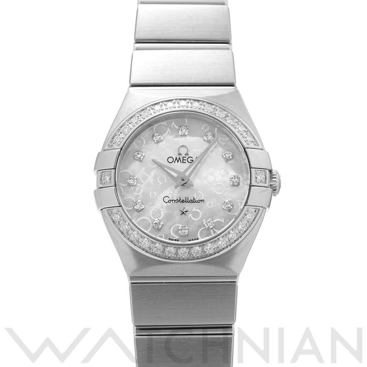 オメガ コンステレーション クォーツ 123.15.24.60.55.005 ホワイトシェル/ダイヤモンド レディース 時計 【中古】【wristwatch】