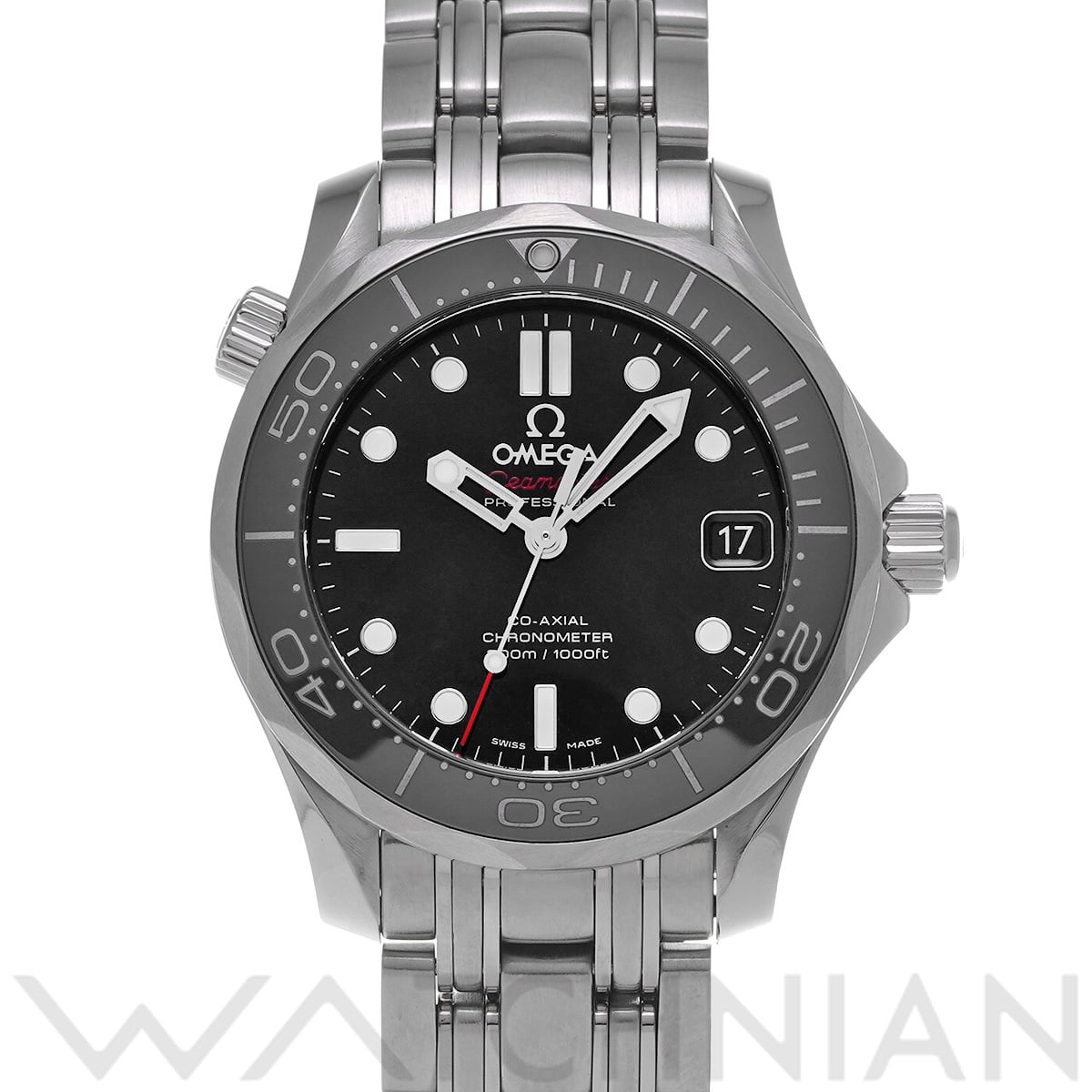 オメガ シーマスター ダイバー300 コーアクシャル 212.30.36.20.01.002 ブラック ユニセックス 時計 【中古】【wristwatch】